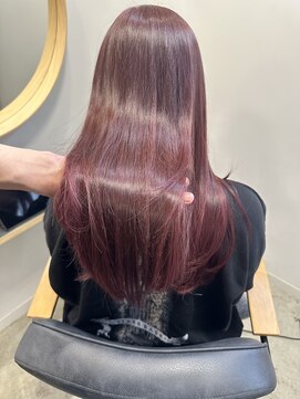 ハイク(HYKE) 髪質改善トリートメントカラー/ワインレッド