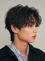 フィフス 神南(fifth)&nbsp;渋谷シャドウパーマ緩めメンズパーマ刈り上げマッシュウルフ20代