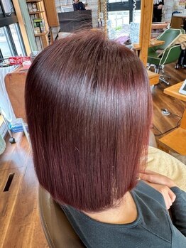 ツヤと潤いの『アミノ酸＆フルボ酸カラー』で想像以上のしなやかな手触りを実現☆もちろん色持ちも抜群♪