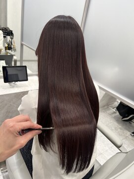 美髪＊エアリーロング＊ピンク＊髪質改善＊Zina Maison札幌