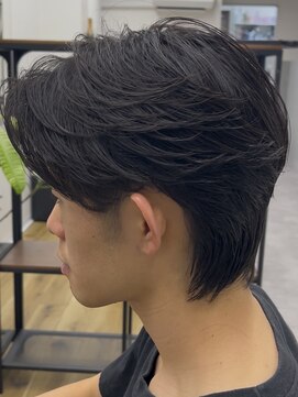 MEN’S HAIR/波巻ツイストスパイラル/フェザーパーマ/錦糸町