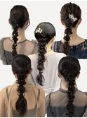 【 Claris by neo 】結婚式お呼ばれヘアセット◯編み下ろし