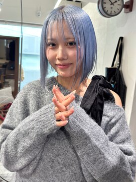 メゾン 心斎橋店(Maison) ブルーシルバー（ブリーチ2回~）