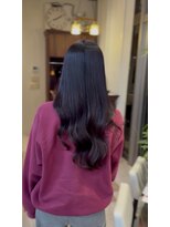 ヘアケアアンドヘアデザイン リベール(L:belle)&nbsp;【熊本】8トーンピンクブラウン艶ロング