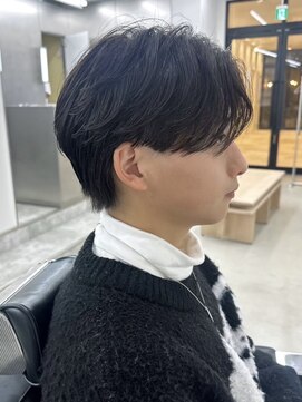 ロンドガルマン 名古屋(Lond GULLMAN) 曲がる縮毛矯正/ナチュラルマッシュ/毛流れセンターパート