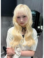ワンズオゼ 渋谷(ONE's oze)&nbsp;3回ブリーチ/抜きっぱなしブリーチ/ブロンド/ケアブリーチ/艶髪