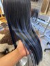 【耳掛けで映える♪】インナー(部分ブリーチ1回)＋全頭カラー　￥14300～