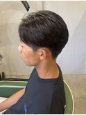 松戸駅/刈り上げセンターパート/曲がる縮毛矯正