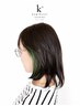 【VEENA付き】カット+イヤリングカラー+TOKIO