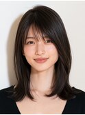 結べる艶ロブ×顔周りレイヤー