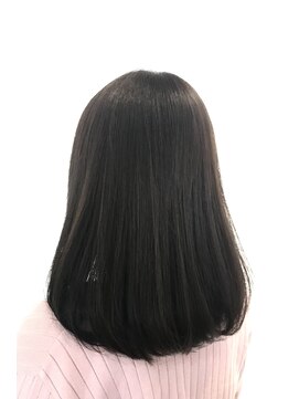 フレイムスヘアデザイン(FRAMES hair design) オフィスでも浮かないグレージュカラー×ナチュラルセミディ♪