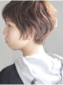 お客様ヘア×コンパクトアシメショート
