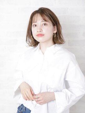 アフロディーテ 銀座(APHRODITE GINZA) 前髪/マチルダボブ/ピンクベージュ/インナーグレージュ/銀座