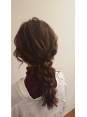 #編みおろし#ヘアアレンジ