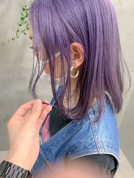 テトヘアー(teto hair) ラベンダーアッシュ、ペールパープル、ブリーチカラー