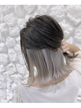 モアナ バイ ヘッドライト 沖縄東崎店(Moana by HEADLIGHT) Moana【東崎】#インナーカラー#ホワイトカラー#ボブ