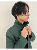 エンドリンク(endlink) チラッとデザインカラー×センターパートマッシュ