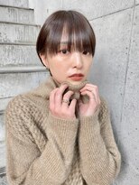 サンド 表参道(sand)&nbsp;ショートボブ20代30代40代イヤリングカラー大人可愛い