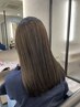 #【森野指名限定】コスメ縮毛矯正＋カット+濃縮◇4STEPTr ￥14500