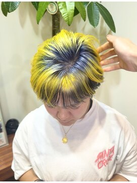 リンダ(Linda) ルーツカラー×ブルー×イエロー