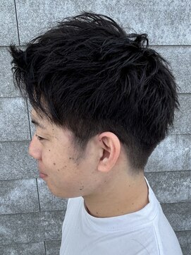 ニアウ 伊勢崎連取店(Niau) メンズマッシュパーマツイストスパイラルパーマ波巻きパーマ