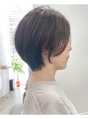 大人可愛い30代40代50ショートボブショート丸みショート