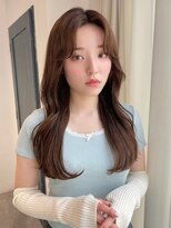 ベレーザ 渋谷(BELEZA)&nbsp;6350透明感グレージュカラー艶髪ワンホンヘア韓国レイヤーロング