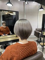 切りっぱなしボブ エアリーロング 美髪ピンクブラウン