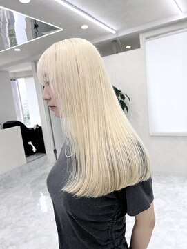 アイセ(I.se Eir TOKYO) ホワイトブロンド/ケアブリーチ/ハイトーン/西葛西/葛西