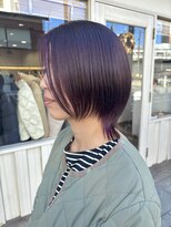 ジェムヘアスタジオ 湘南平塚南口店(Gem Hair Studio)&nbsp;ショートウルフ×ピンクパープル【Gem 神原】