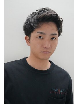 カーウォッシュバーバー(CARWASH BARBER) メンズカットニュアンスパーマ韓国マッシュコンマヘア0103