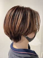 サロンドジョー(salon de joe)&nbsp;ショートボブレイヤーカットミディアムウルフくびれ透明感カラー