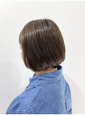 大人白髪染め×ショートボブ◎