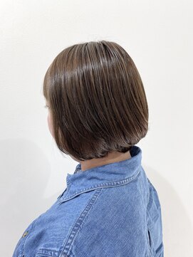 ラフリー(Laugh&ly) 大人白髪染め×ショートボブ◎