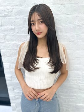 アマトウキョウ アユンチェ(AMA TOKYO×AYUNCHE) 前髪顔まわり韓国ヘアレイヤーカットサイドバンク2wayバンク韓国