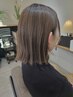 【透明感カラー/艶レベル☆★★】カット＋カラー＋ミストトリートメント　