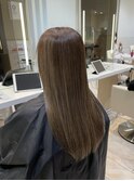 艶髪ストレート　髪質改善カラー　髪質改善トリートメント