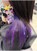 にじさんじ 闇ノシュウ インナーカラー パープル ウルフカット