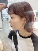 ダブルカラー/伸ばしかけボブ/外はねボブ