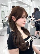 アマトウキョウ アユンチェ(AMA TOKYO×AYUNCHE) 前髪顔まわり韓国ヘアレイヤーカットサイドバンク2wayバンク韓国