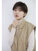 大人可愛い小顔スタイル20代30代40代【所沢駅/ショート】