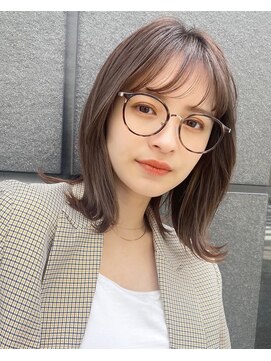 ガーデン 銀座(GARDEN) くびれヘア アプリコットオレンジ 夏 ハイライトカラー