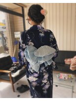 カルム(calm)&nbsp;ヘアセット、浴衣