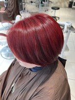 アース 新瑞橋店(HAIR&MAKE EARTH) 赤カラー