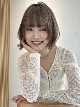 ロンドプロフィール 浦和(Lond profil) ブリーチなしカラー伸ばしかけヘア簡単スタイリング小顔ヘア