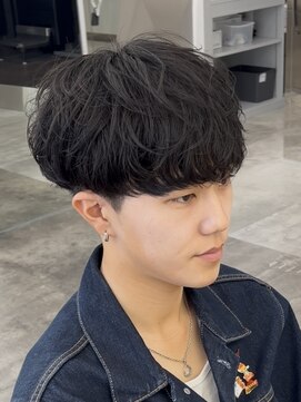 フィフス 仙台(fifth) 仙台シャドウパーママッシュウルフニュアンスパーマ刈り上げ緩め