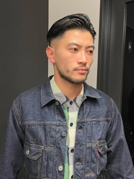 ブロック ジャポン(bloc japon) スリックバックスタイル/フェード/メンズショート/アップバング