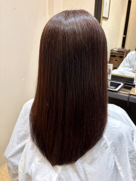 ヘアサロン トラヴィス(hair salon Travis) カカオブラウンミディアムストレート