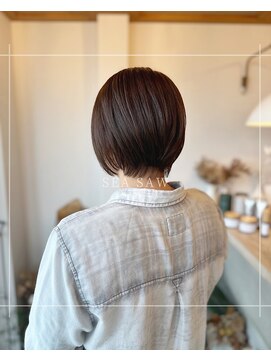 シーソー(SEA SAW) スッキリ丸みショート/ショートボブ/レイヤーカット