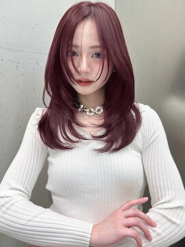 《SOYON》ザクザクレイヤーとボルドーカラー